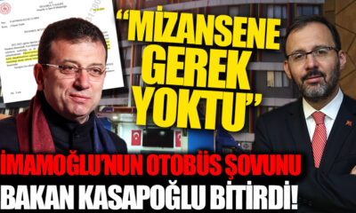 Bakan Kasapoğlu’ndan İmamoğlu’na İETT tepkisi! “Mizansene gerek yoktu!.”