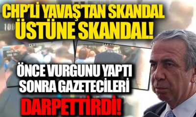 Mansur Yavaş’ın korumaları, kitre bebek vurgunuyla ilgili soru soran gazetecileri darp etti!.