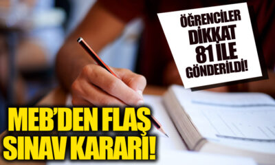 MEB’den flaş ek sınav kararı..