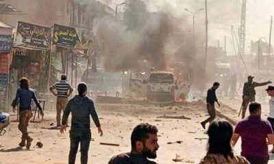 Afrin’de PKK/YPG’den bomba yüklü araçla saldırı..