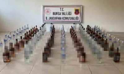 Bursa’da kaçak alkol operasyonu..