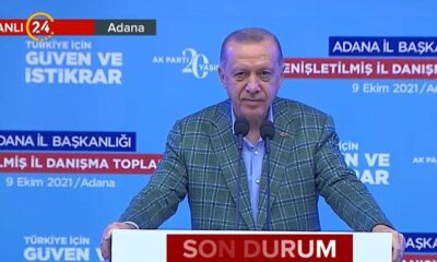 Cumhurbaşkanı Erdoğan, AK Parti Adana Genişletilmiş İl Danışma Toplantısı’nda konuşuyor!. #CANLI