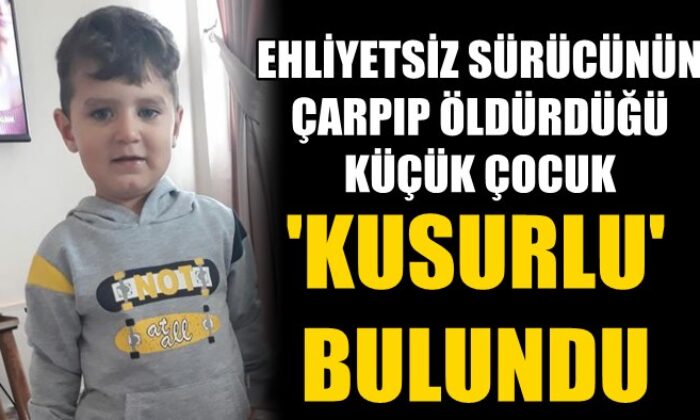 Bilirkişi skandalı!. Kazada ölen 2 yaşındaki çocuk kusurlu, ehliyetsiz sürücü kusursuz çıktı!.