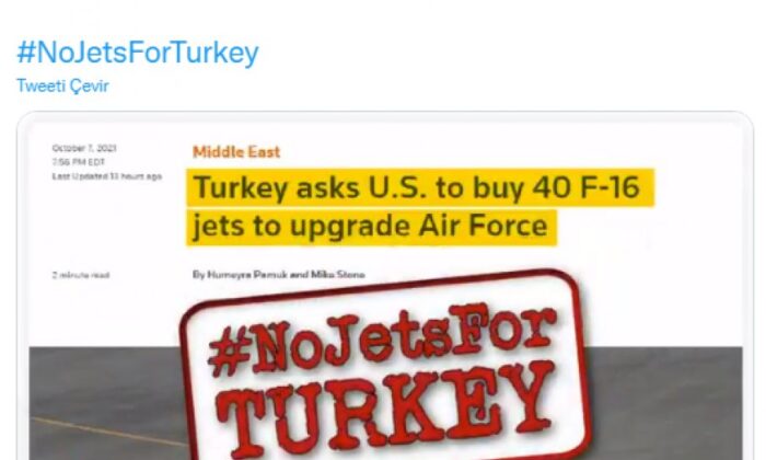 Türkiye’nin ABD’den istediği F-16’lara karşı Ermenistan kampanya başlattı!.