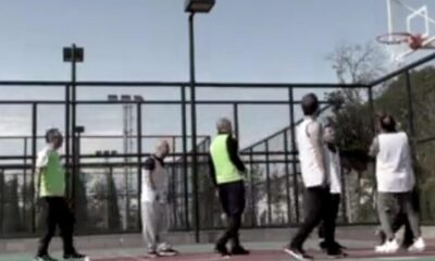 Fahrettin Altun paylaştı! Cumhurbaşkanı Erdoğan’dan basketbol performansı..