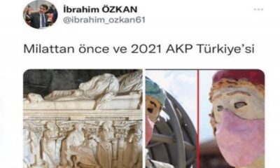 İP’li İbrahim Özkan, CHP’nin Merkezefendi’deki heykellerini AK Parti yaptırdı sandı!.