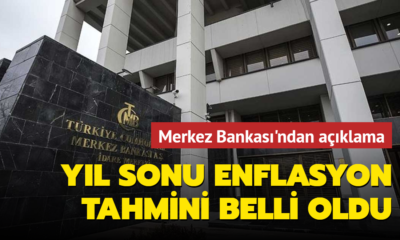Merkez Bankası’nın yıl sonu enflasyon tahmini yüzde 18,4..