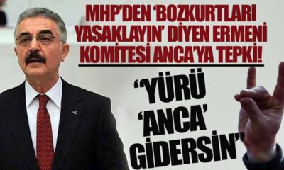 MHP’den “Bozkurtları yasaklayın” kampanyası başlatan Ermeni komitesi ANCA’ya tepki! “Yürü ANCA gidersin!.”