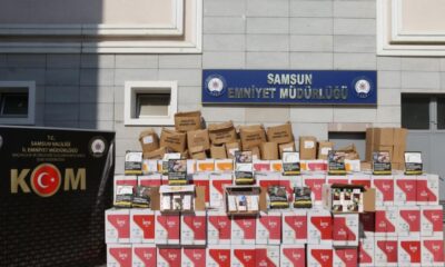 Samsun’da kaçakçılık operasyonu..