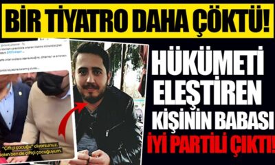Hükümeti eleştiren kişi İYİ Partili Orhan Senemoğlu’nun oğlu çıktı!.