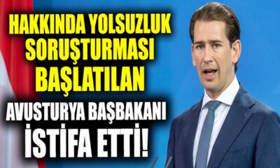 Avusturya Başbakanı Sebastian Kurz görevinden istifa etti!.