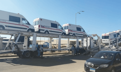 12 ülkenin desteğiyle Gazze’ye 27 ambulans gönderildi!.