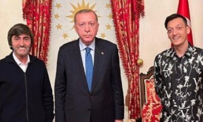 Mesut Özil ve Rıdvan Dilmen’den Başkan Erdoğan’a ziyaret..