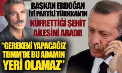 Başkan Erdoğan, İP’li Türkkan’ın küfrettiği şehit yakınının kardeşi ile görüştü!.