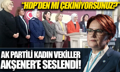 AK Partili kadın vekillerden Akşener’e! “HDP’den mi çekiniyorsunuz?.”