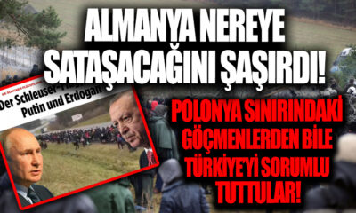 Bild, Polonya sınırındaki göçmen krizinden Türkiye’yi sorumlu tuttu!.