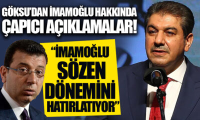 Mehmet Tevfik Göksu: “İmamoğlu, Sözen dönemini hatırlatıyor!.”