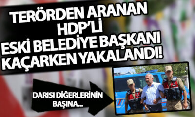 Terörden aranan HDP’li eski başkan yurt dışına kaçarken yakalandı!.