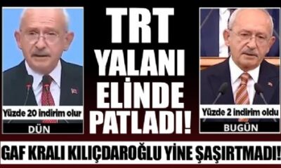 Kılıçdaroğlu’nun TRT yalanı elinde patladı!.