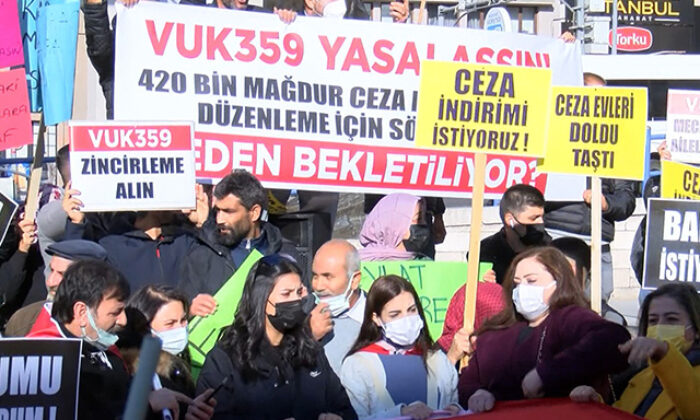 Ankara’da coronavirüs izni sona eren mahkumlardan af talebi..