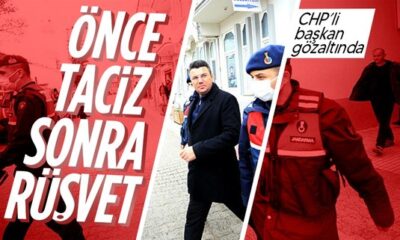 Cinsel saldırı suçundan 34 yıla kadar hapsi istenen CHP’li Başkan Ender Sevinç, rüşvet operasyonunda gözaltına alındı!.