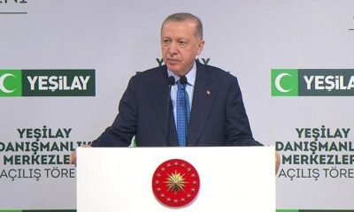 Cumhurbaşkanı Erdoğan, “Yeşilay Danışmanlık Merkezleri Ortak Açılış Töreni”nde konuşuyor!. (canlı yayın)