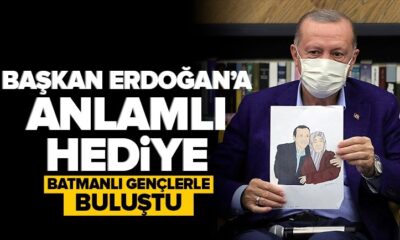 Cumhurbaşkanı Erdoğan’a Batman’da anlamlı hediye..