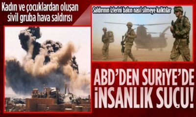 Suriye’de insanlık suçu! New York Times, ABD’nin kadın ve çocuklardan oluşan 70 kişilik sivil grubu bombaladığını duyurdu!.