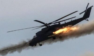 Azerbaycan’da askeri helikopter düştü! 14 şehit, 2 yaralı..