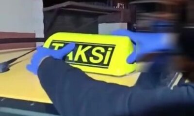 Taksicinin eroin zulasını polis ortaya çıkardı!.