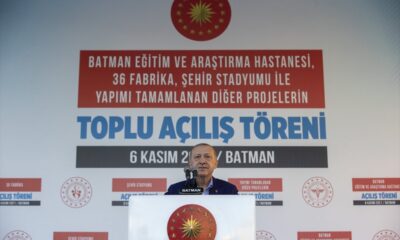 Cumhurbaşkanı Erdoğan, Batman’da toplu açılış töreninde konuştu!.