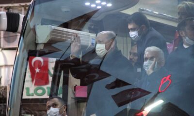 Cumhurbaşkanı Erdoğan’a Menemen’de yoğun ilgi..