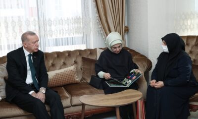 Cumhurbaşkanı Erdoğan’dan Başak Cengiz’in ailesine taziye ziyareti..