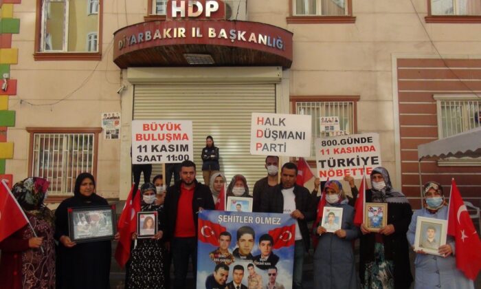 Evlat nöbetinde ki ailelerden Lütfü Türkkan’a tepki..