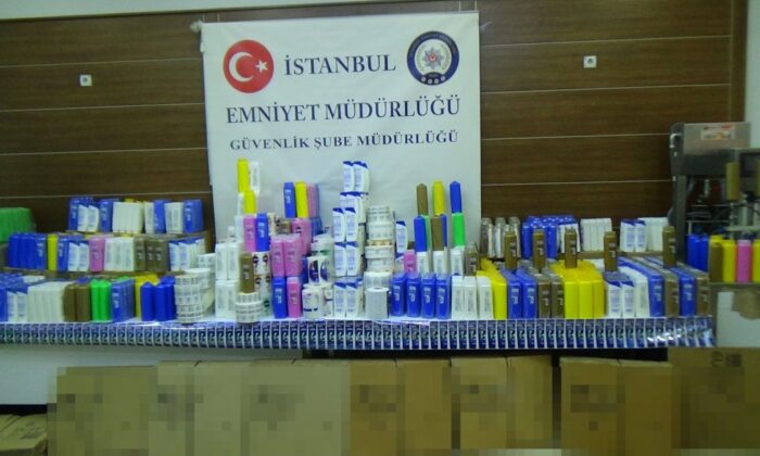 Bağcılar’da merdiven altı imalathanede, sahte şampuanlar ele geçirildi!.