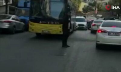 Yine İETT arızası! Uzun araç kuyrukları oluştu!.