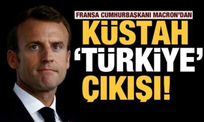 Ezik Macron’dan küstah Türkiye çıkışı..