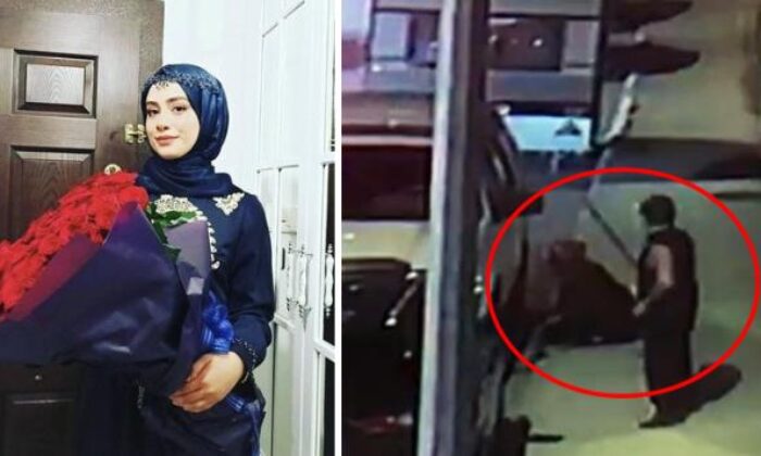 Başak Cengiz’in öldürüldüğü samuray kılıçlı saldırının görüntüleri ortaya çıktı!. (video haber)