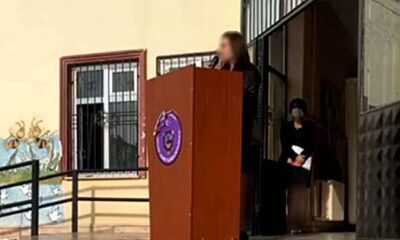 Ortaokul öğretmeni 10 Kasım töreninde okuduğu şiirle İslam’a ve ümmete nefret kustu!.