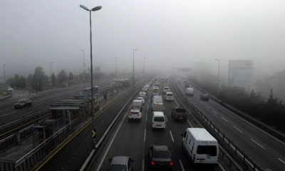 İstanbul’da sis yoğunluğu! Trafik yüzde 71’e çıktı!.