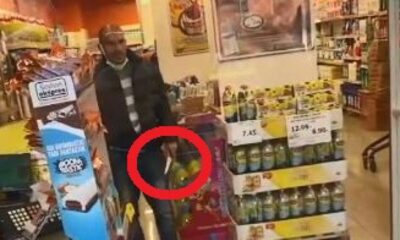 Markette bıçaklı soygun girişimi..