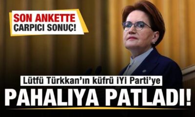 Türkkan’ın skandalı İYİ Parti’ye pahalıya patladı!. İşte son anket sonuçları..