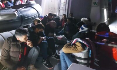 Yunanistan unsurlarının Türk Kara Sularına ittiği 40 göçmen kurtarıldı!.