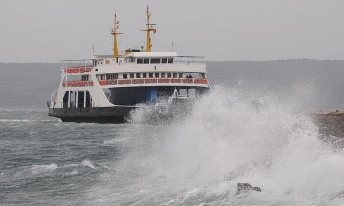 Gökçeada’ya yarın yapılacak bazı seferlere fırtına engeli..
