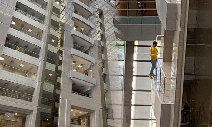 İstanbul Adalet Sarayı’nda intihar girişimi..