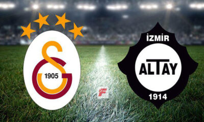 Galatasaray-Altay maçının ilk 11’leri..
