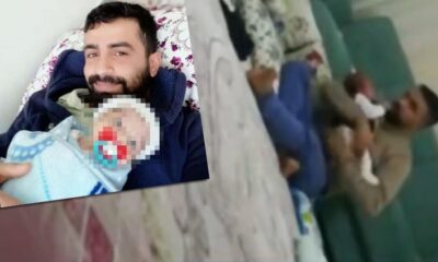 Bebeğini döven cani babanın ifadesi pes dedirtti!.