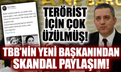 TBB’nin yeni başkanı Sağkan teröristin ölümüne üzülüp, taziye mesajı paylaşmış!.