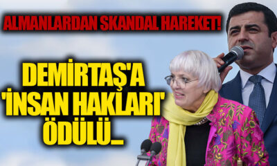Almanlardan HDPKK’lı Selahattin Demirtaş’a İnsan Hakları Ödülü..