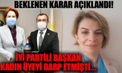 Kadın üyeyi darp eden İYİ Partili başkan disipline sevk edildi!.